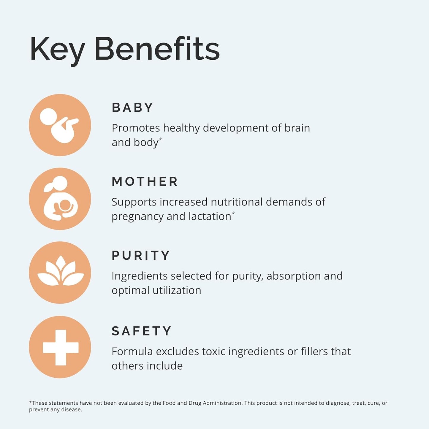 Dr Amen Smart Prenatal - Multivitamin for Mom & Baby, Promotes Healthy Pregnancy & Growth & Development in Babies - 30 Servings