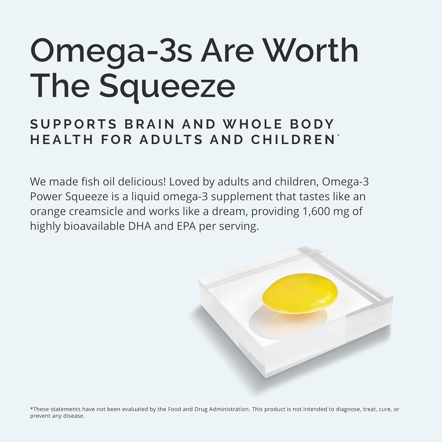 Omega-3 Power Squeeze, Citrus Blast - 30 Servings