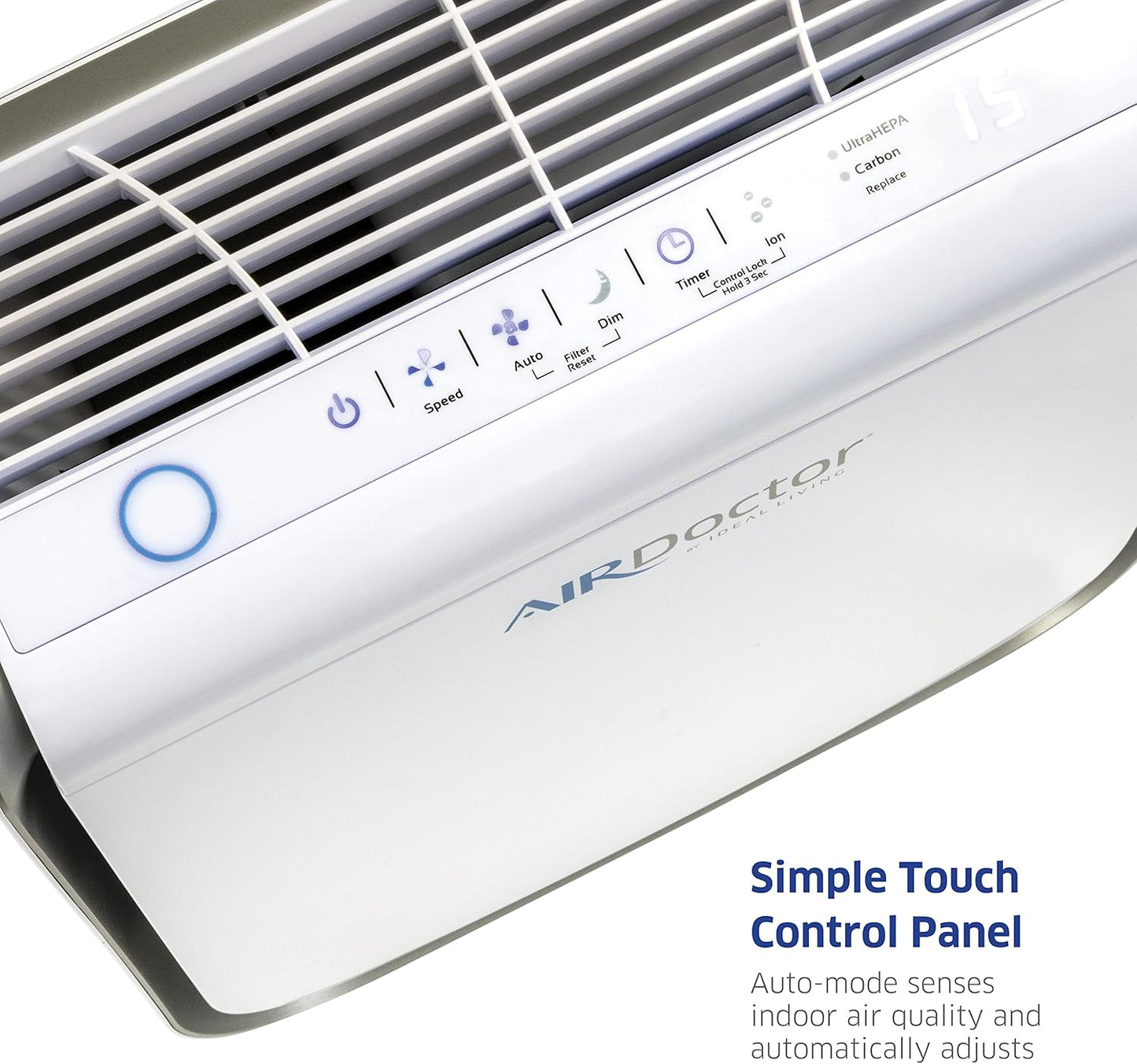 AD2000 Air Purifier, 3 Stage Filtration with Pre-Filter, UltraHEPA, Carbon/Voc