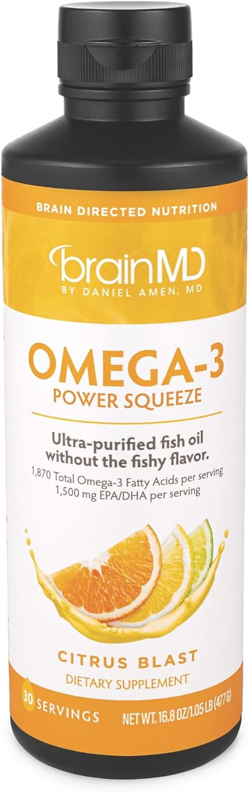 Omega-3 Power Squeeze, Citrus Blast - 30 Servings