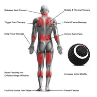 Electric Massage Ball 4-Speed Vibrating Massage Ball Tribal Hearts