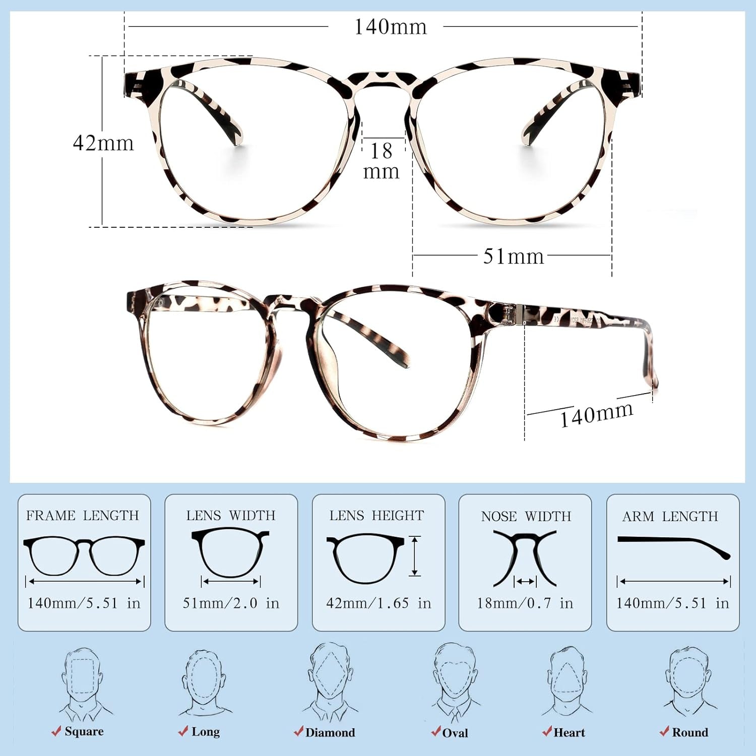 Blue Light Blocking Glasses for Women/Men - 4Pack Computer Reading/Gaming/Tv/Phones Glasses anti UV Glare Eyestrain