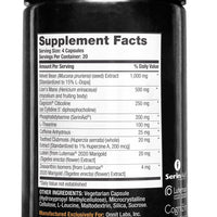 Alpha Brain Black Label Capsule (80Ct) Premium Citicoline Brain Supplement - Focus, Concentration & Memory - Lion'S Mane, Hericium Erinaceus, L Theanine & Mucuna Pruriens