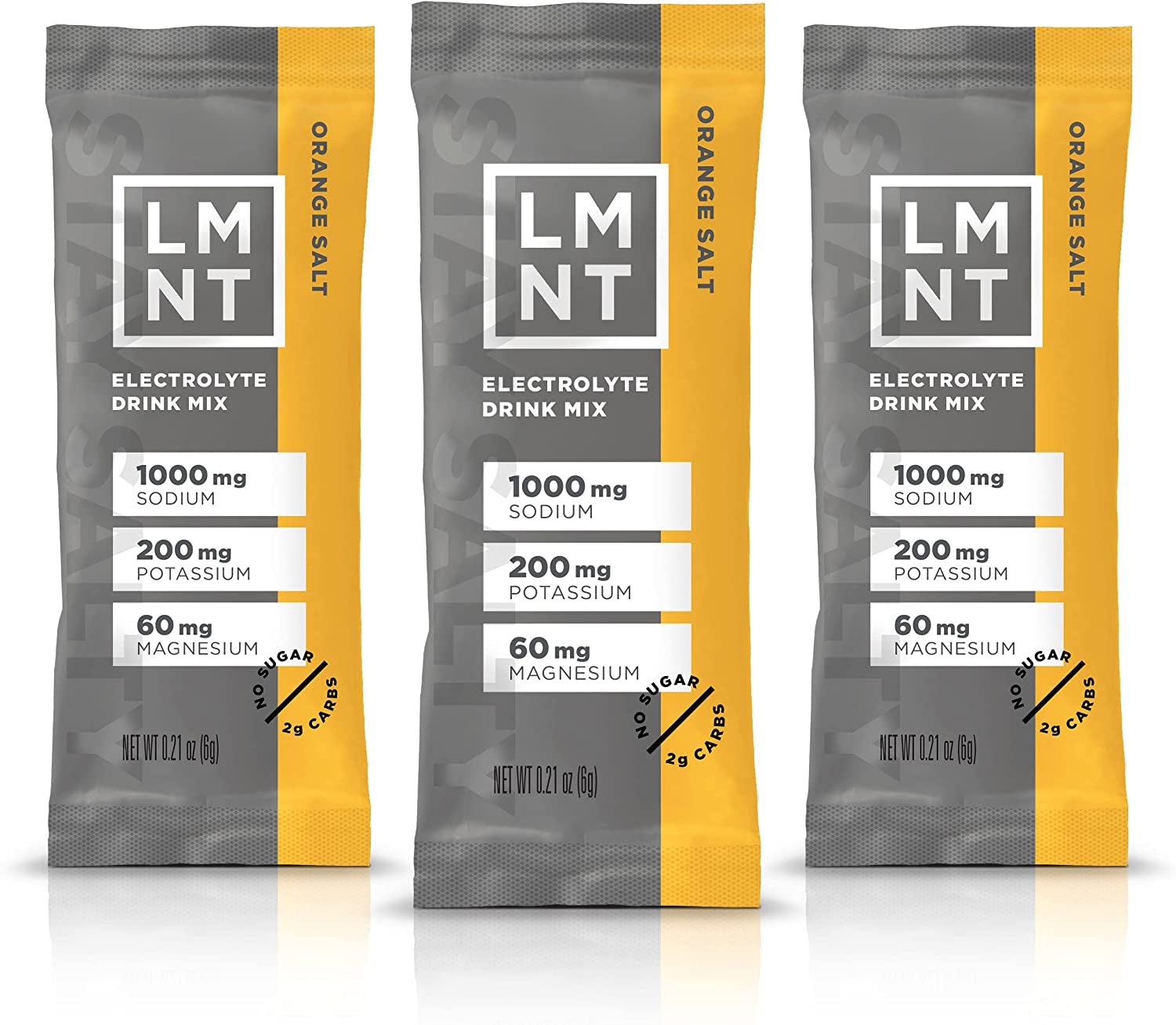 LMNT Zero Sugar Electrolytes - Orange Salt | Drink Mix | 30-Count