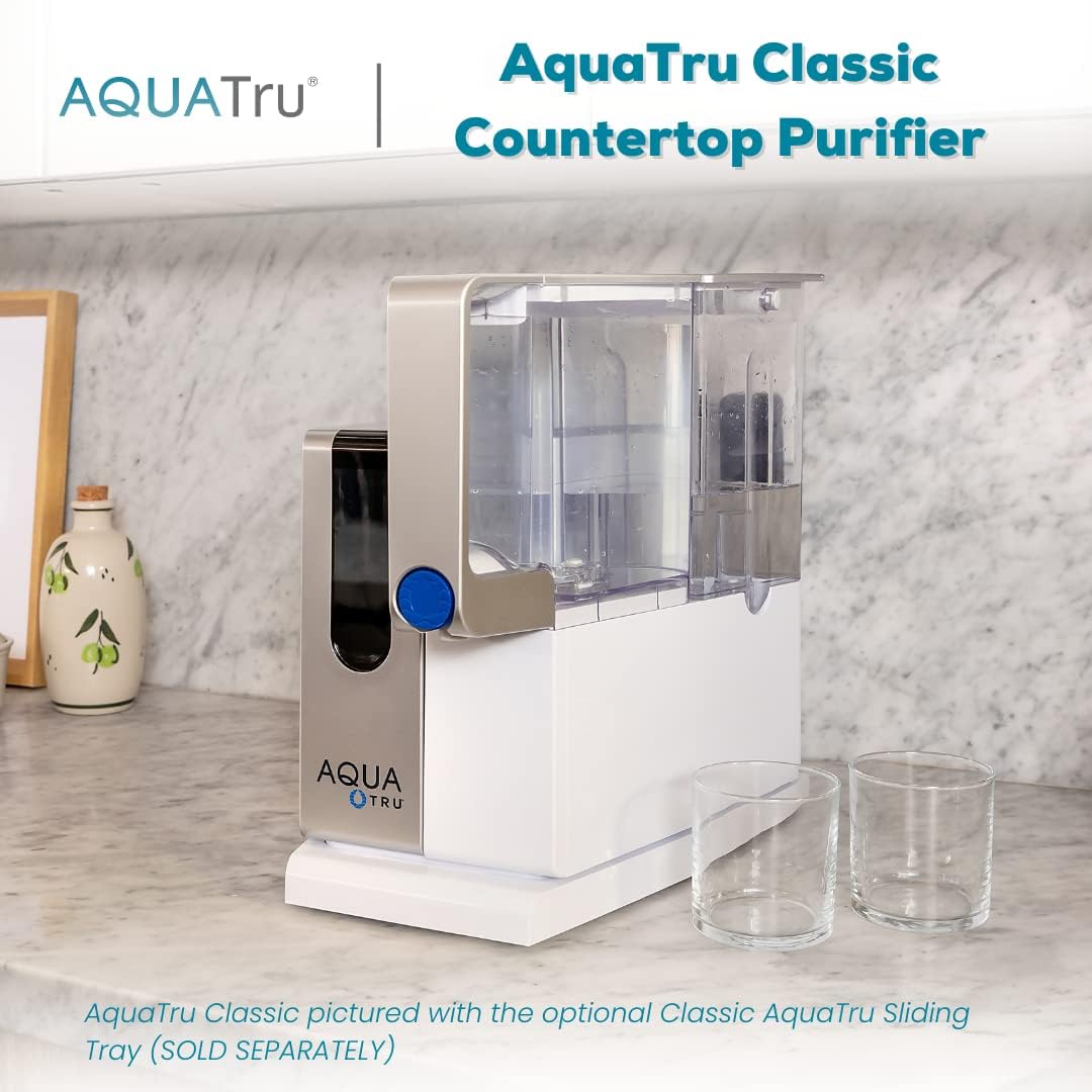 Aquatru Classic Countertop Water Filtration Purification System with Exclusive Ultra Reverse Osmosis Technology (No Installation Required)