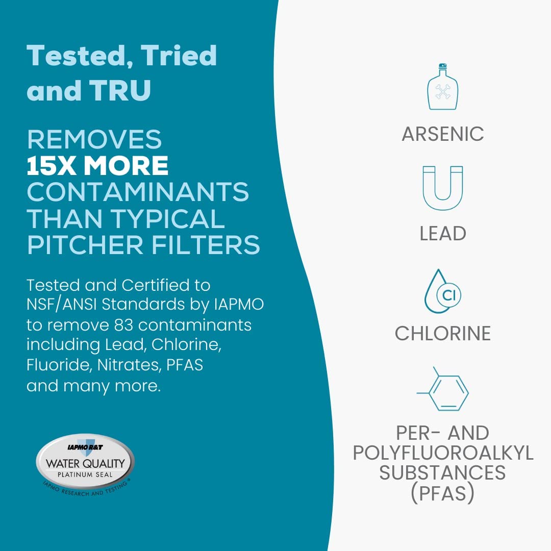 Aquatru Classic Countertop Water Filtration Purification System with Exclusive Ultra Reverse Osmosis Technology (No Installation Required)