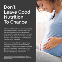 Dr Amen  Smart Prenatal - Multivitamin for Mom & Baby, Promotes Healthy Pregnancy & Growth & Development in Babies - 30 Servings