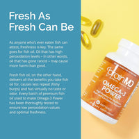 Omega-3 Power - Contains DHA & EPA - Gluten Free - 30 Servings