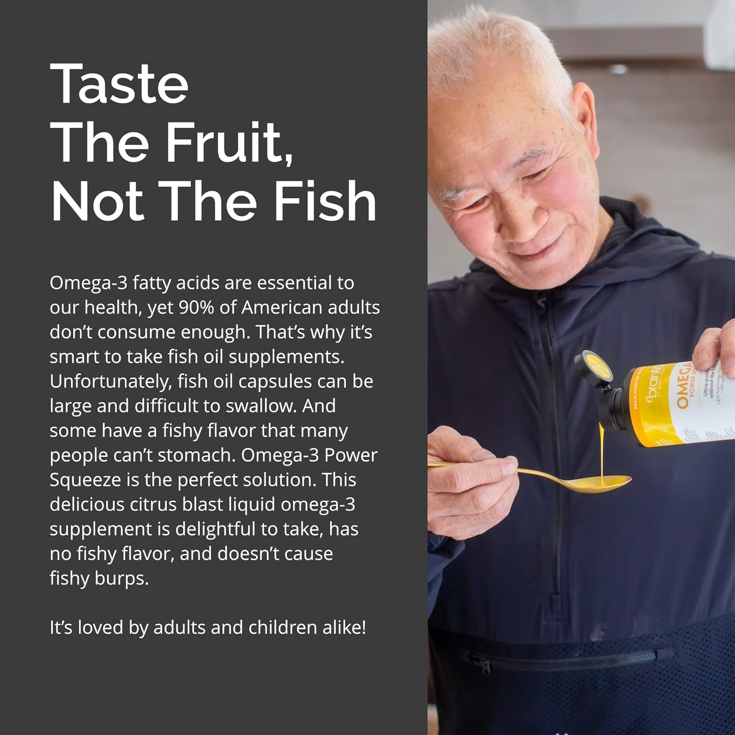 Omega-3 Power Squeeze, Citrus Blast  - 30 Servings