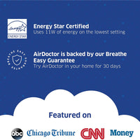 AD2000 Air Purifier, 3 Stage Filtration with Pre-Filter, UltraHEPA, Carbon/Voc