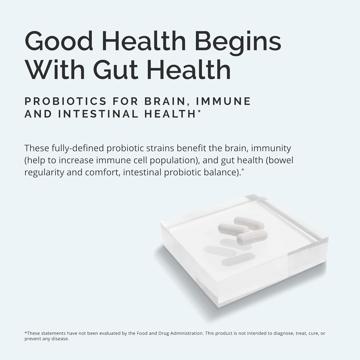 Dr Amen  Probrainbiotics MAX - 30 Capsules - Probiotics for Brain, Immune & Intestinal Health - 30 Servings