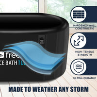 Inflatable Ice Bath Cold Plunge Bath Inflatable Bath Tub for Sports Recovery M