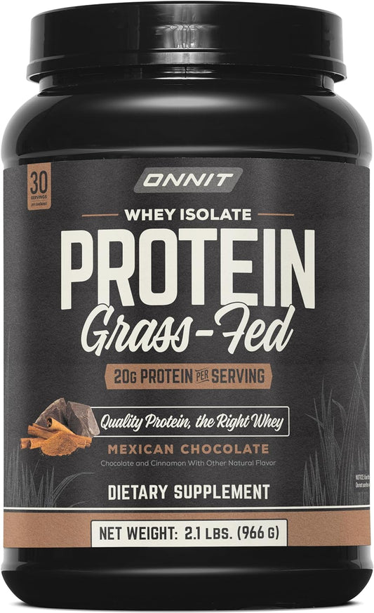 Grass Fed Whey Isolate Protein - Mexican Chocolate (20 Servings)