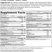 Total Human Day and Night Vitamin Packs for Men and Women,Capsule, 30-Day Supply - Adult Multivitamin