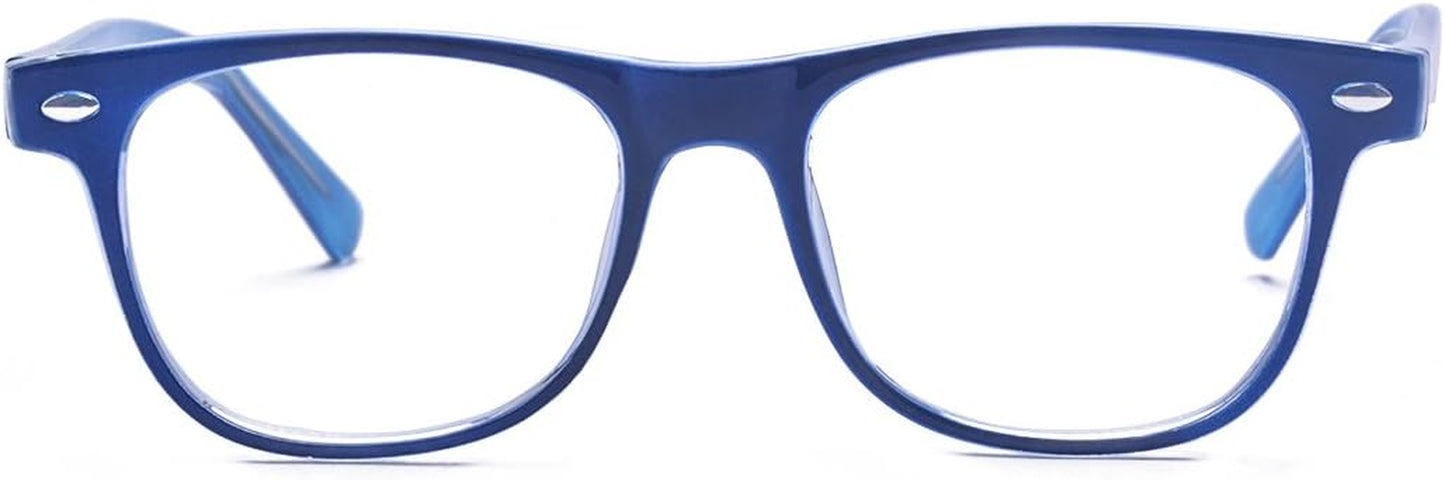 Kids Teens Computer Blue Light Blocking Glasses for Boys and Gilrs anti Eyestrain 2185C2 Blue