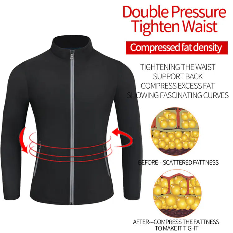 Men's Exercise Waist Corset Shapewear Sauna Suit Tribal Hearts