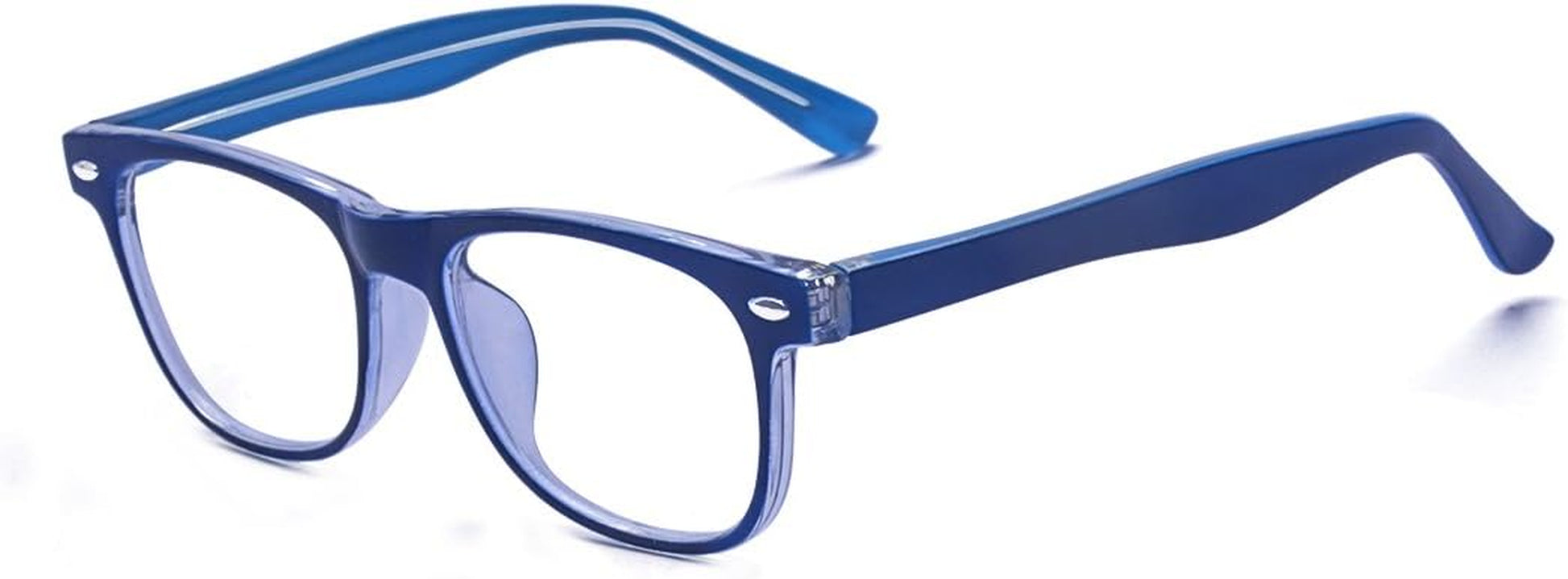 Kids Teens Computer Blue Light Blocking Glasses for Boys and Gilrs anti Eyestrain 2185C2 Blue