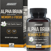 Alpha Brain Premium Nootropic Brain Supplement, 30 Count