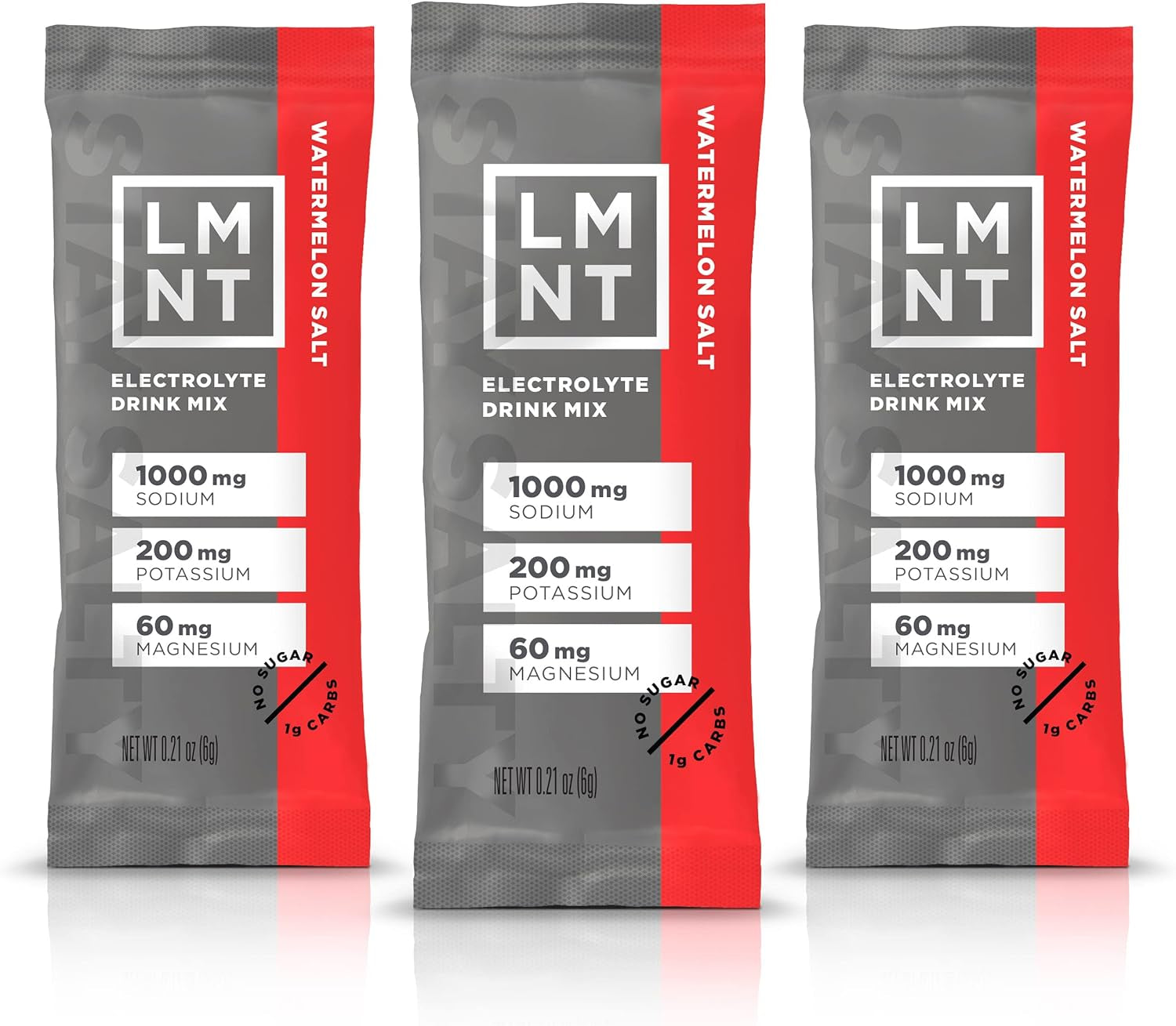 LMNT Zero Sugar Electrolytes - Watermelon Salt | Drink Mix | 30-Count