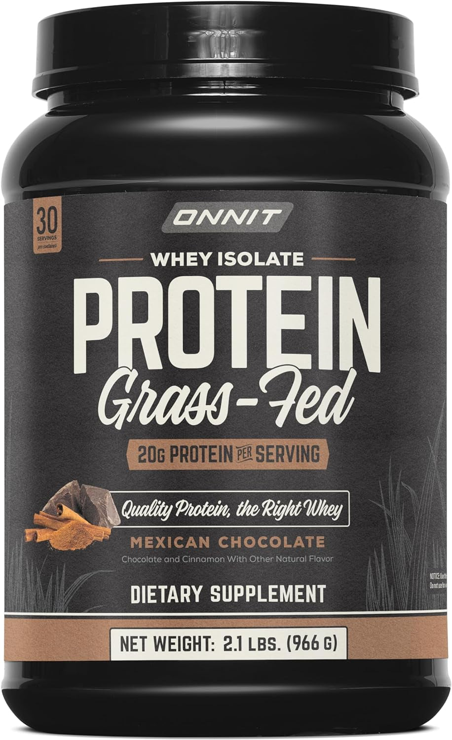Grass Fed Whey Isolate Protein - Mexican Chocolate (20 Servings)