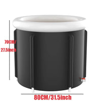 Bathtub Ice Bath Tub Ice Bath Tub for Recovery Portable Cold Water Therapy Tub Ice Bath for Adults Folding Ice Spa Soaking Bath