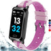 Kids Fitness Tracker for Kids Age 5-16 (5 Colors)，Waterproof Kids Fitness Watch，Kids Pedometer Watch，Watch for Kids，Step/Activity Tracker for Kids，Easy to Use Kids Tracker Watch (Pink)