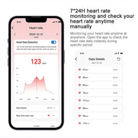 Multifunctional Health Tracker Ring Tribal Hearts