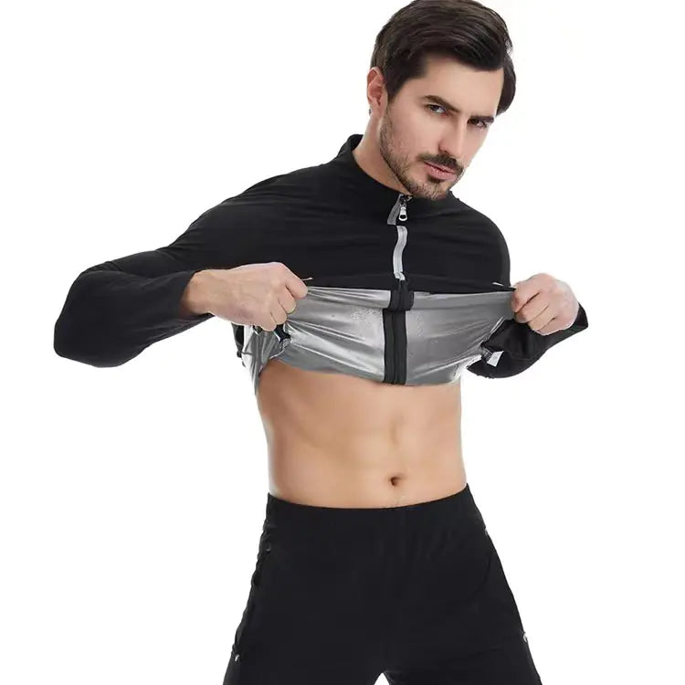 Men's Exercise Waist Corset Shapewear Sauna Suit Tribal Hearts